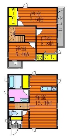 津島南戸建の物件間取画像